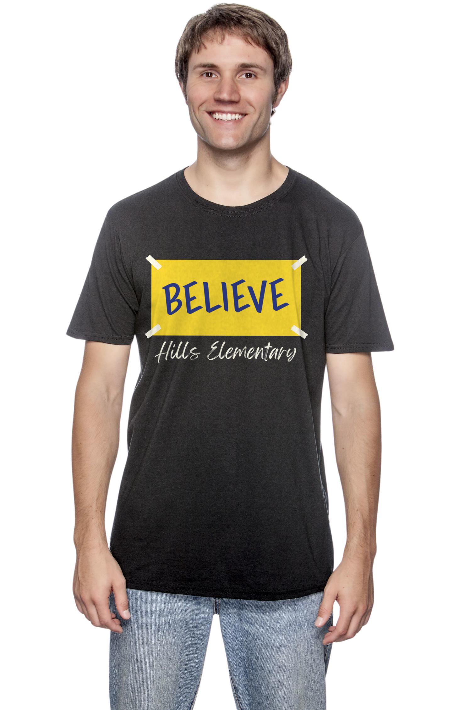 Short Sleeve BELIEVE Tee (Hills)