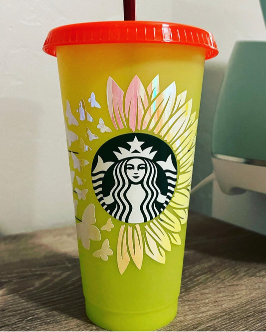 Starbucks UV Activated Color Changing Cold Cup