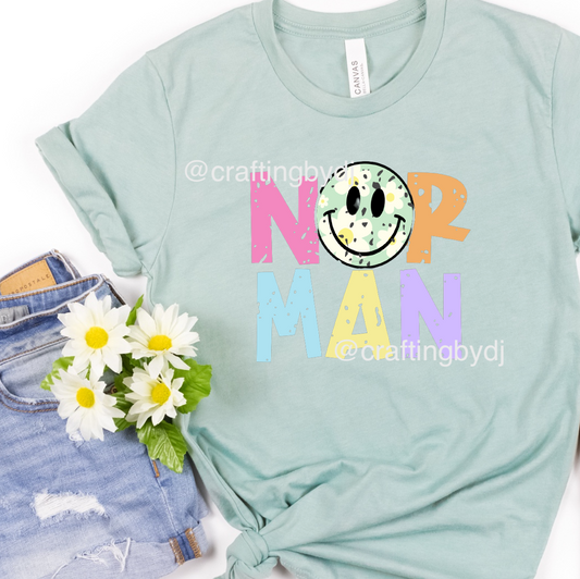 Spring Smiley Norman T-shirt