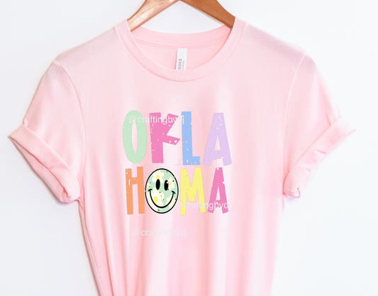 Spring Smiley Oklahoma T-shirt