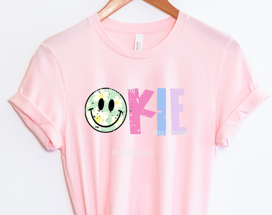 Spring Smiley Okie T-shirt